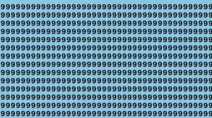 Observation Brain Test: If You Have Eagle Eyes Find 6 among the 9s within 25 Seconds?