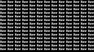 Observation Brain Test: If you have Hawk Eyes Find the Word Row among Raw in 15 Secs