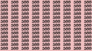 Observation Brain Test: If you have Keen Eyes Find the Number 388 among 588 in 15 Secs