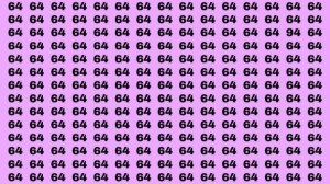 Observation Brain Test: If you have Keen Eyes Find the Number 94 among 64 in 15 Secs