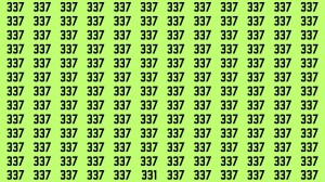 Observation Brain Test: If you have Sharp Eyes Find the Number 331 among 337 in 20 Secs