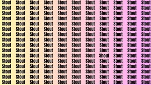 Observation Brain Test: If you have Sharp Eyes Find the Word Shout among Stout in 15 Secs