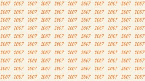 Observation Skill Test: Can you find the number 2001 among 2007 in 10 seconds?