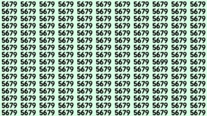 Observation Skill Test: Can you find the number 5699 among 5679 in 12 seconds?