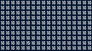 Observation Skills Test : If you have Eagle Eyes Find the number 10 among 16 in 12 Secs