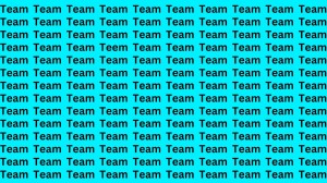 Optical Illusion: If you have Sharp Eyes Find the Word Teem among Team in 16 Secs