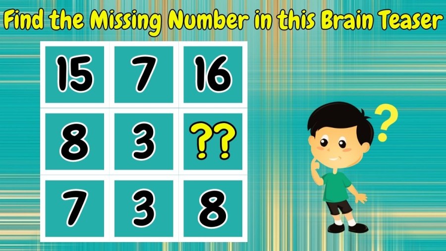 Only High IQ Genius can Find the Missing Number in this Brain Teaser