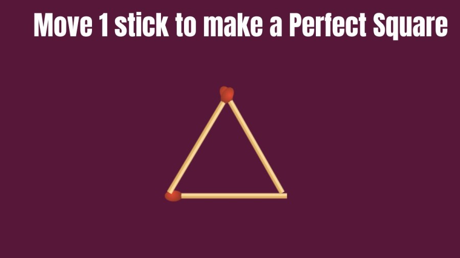 Only those with High IQ Can Solve this Brain Teaser Matchstick Puzzle within 30 Secs