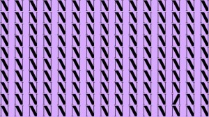 Optical Illusion: If you have Hawk Eyes find the Inverted N in the picture within 20 Secs