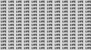 Optical Illusion: If you have Sharp Eyes Find the Word Life in 15 Secs