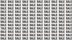 Optical Illusion: If you have Sharp Eyes Find the Word Tale among Sale in 12 Secs