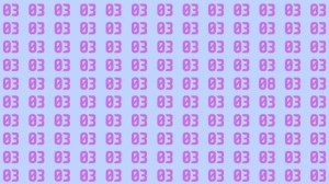 Optical Illusions: Can you find the number 08 among 03 in 10 seconds?