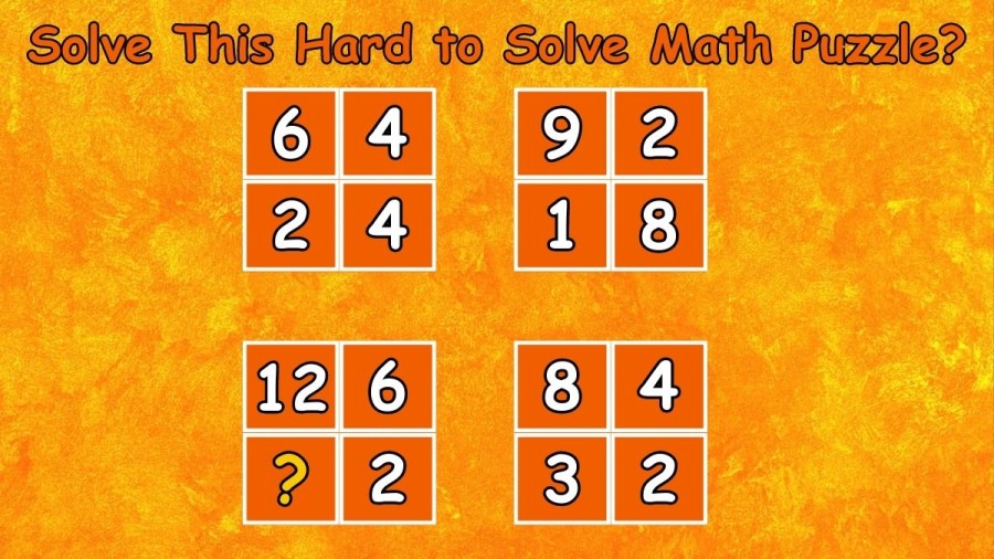 Outsmart Yourself with this Brain Teaser and Solve This Hard to Solve Math Puzzle?