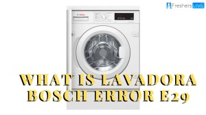 What is Lavadora Bosch Error E29? How to Fix It?