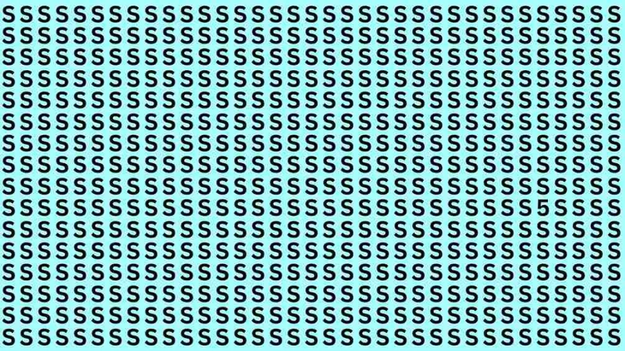 Observation Brain Test: If you have 50/50 vision find the Number 5 in 18 Seconds