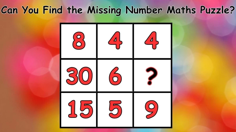 Brain Teaser: Can You Find the Missing Number Maths Puzzle?