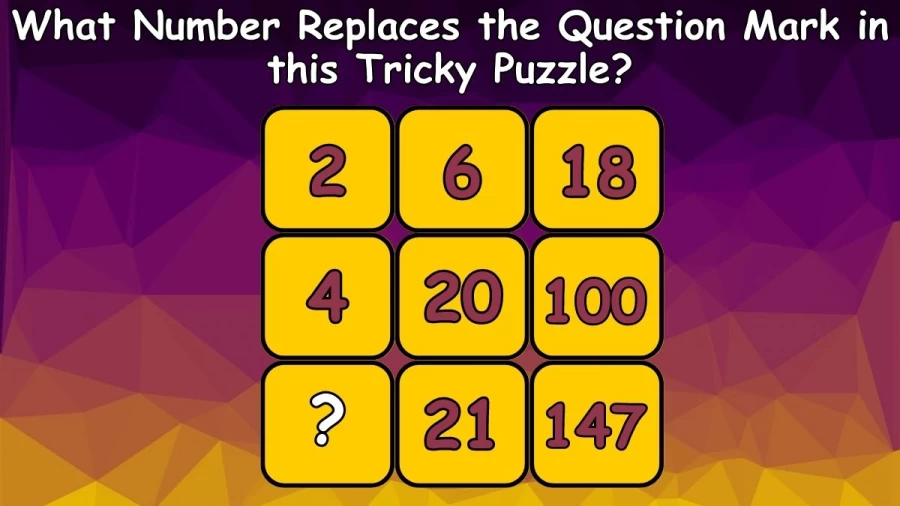 Brain Teaser: What Number Replaces the Question Mark in this Tricky Puzzle?