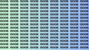 Brain Test: Can You Find the Word DOOR in 30 Secs