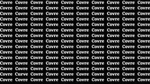 Brain Test: If you have Hawk Eyes Find the Word Curve in 15 Secs