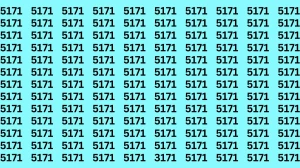 Brain Test: If you have Sharp Eyes Find the Number 3171 among 5171 in 20 Secs