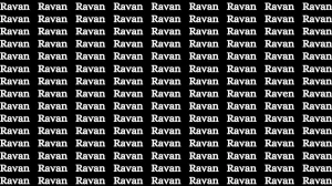 Brain Test: If you have Sharp Eyes Find the Word Raven in 15 Secs