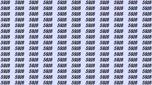 Can You Spot 5616 among 5916 in 7 Seconds? Explanation And Solution To The Optical Illusion