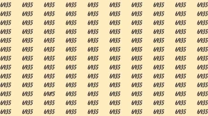 Can You Spot 6985 among 6935 in 10 Seconds? Explanation and Solution to the Optical Illusion