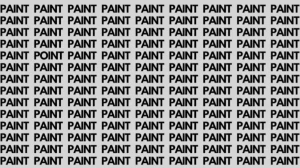 Observation Brain Test: If you have Eagle Eyes Find Point among Paint in 15 Secs