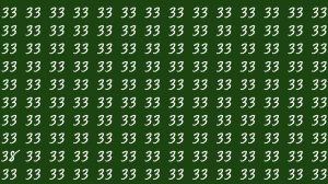 Observation Brain Test: If you have Eagle Eyes Find the Number 38 among 33 in 12 Secs