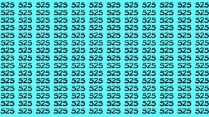 Observation Brain Test: If you have Eagle Eyes Find the Number 523 among 525 in 12 Secs