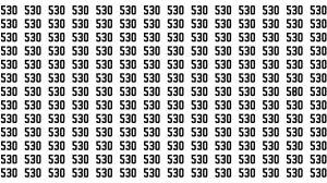 Observation Brain Test: If you have Eagle Eyes Find the Number 580 in 10 Secs