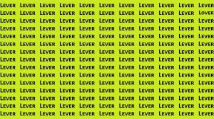 Observation Brain Test: If you have Eagle Eyes Find the Word Lover among Lever in 15 Secs