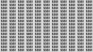 Observation Brain Test: If you have Hawk Eyes Find the Number 5851 among 5351 in 15 Secs