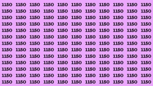 Observation Brain Test: If you have Keen Eyes Find the Number 1130 among 1150 in 15 Secs