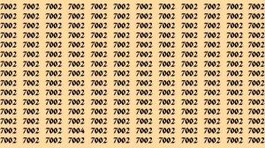 Observation Brain Test: If you have Sharp Eyes Find the Number 7004 among 7002 in 20 Secs