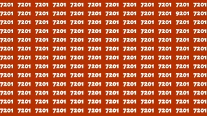 Observation Brain Test: If you have Sharp Eyes Find the Number 9201 among 7201 in 20 Secs