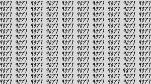 Observation Brain Test: If you have Sharp Eyes Find the Number 9871 among 9071 in 20 Secs