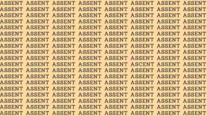 Observation Skill Test: If you have Eagle Eyes find the word Ascent among Assent in 8 Secs