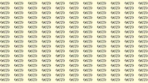 Optical Illusion: Can you find 0879 among 0679 in 15 Seconds? Explanation and Solution to the Optical Illusion