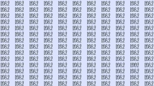 Optical Illusion: Can you find 1002 among 1082 in 8 Seconds? Explanation and Solution to the Optical Illusion