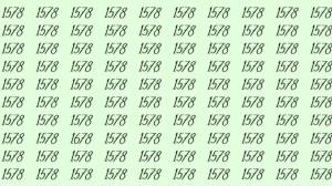 Optical Illusion: Can you find 1678 among 1578 in 5 Seconds?