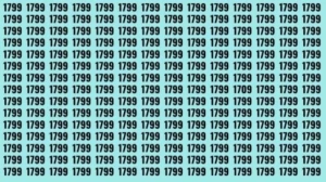 Optical Illusion: Can you find 1709 among 1799 in 10 Seconds?