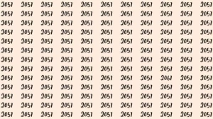 Optical Illusion: Can you find 2067 among 2057 in 10 Seconds? Explanation and Solution to the Optical Illusion