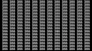 Optical Illusion: Can you find 3165 among 3155 in 5 Seconds? Explanation and Solution to the Optical Illusion