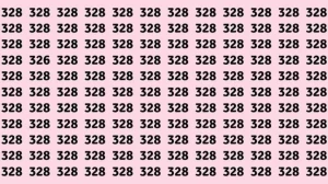 Optical Illusion: Can you find 326 among 328 in 10 Seconds? Explanation and Solution to the Optical Illusion