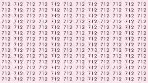 Optical Illusion: Can you find 772 among 712 in 15 Seconds? Explanation and Solution to the Optical Illusion