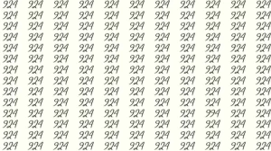 Optical Illusion: Can you find 994 among 924 in 8 Seconds? Explanation and Solution to the Optical Illusion