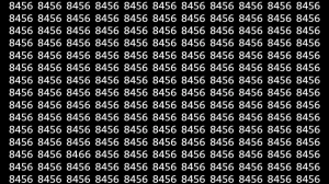 Optical Illusion: Can you find the Number 8466 among 8456 in 10 Seconds?