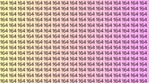 Optical Illusion: If you have eagle eyes find 154 among 164 in 8 Seconds?