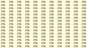 Optical Illusion: If you have eagle eyes find 1796 among 1746 in 8 Seconds?